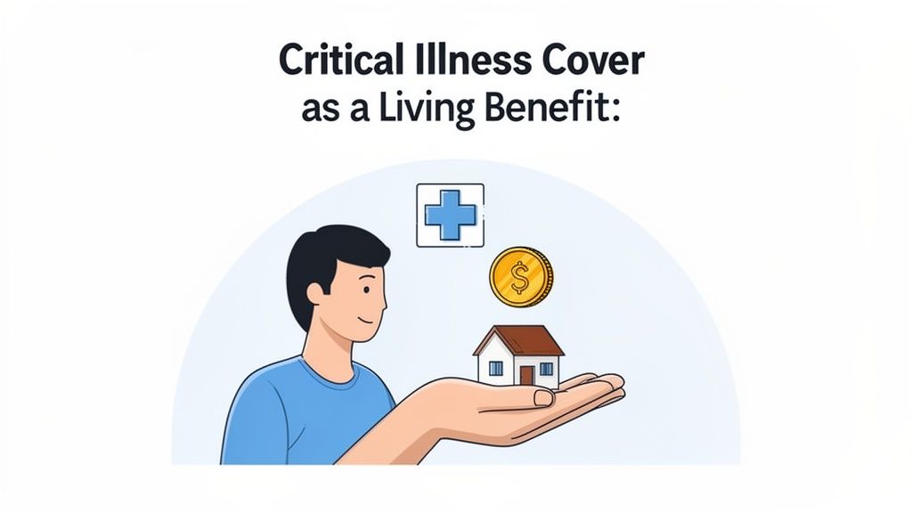 Critical illness cover benefit with mortgage insurance