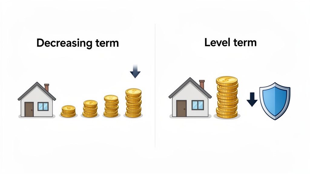 what is decreasing term life insurance compare types