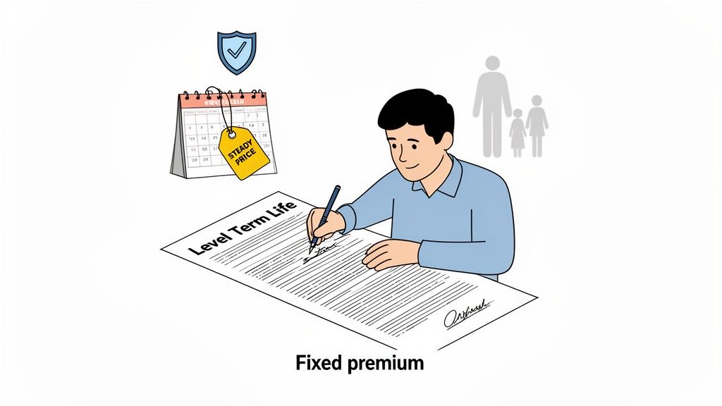 what is level term life insurance term life